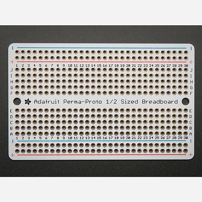 Adafruit Perma-Proto Half-sized Breadboard PCB - Single