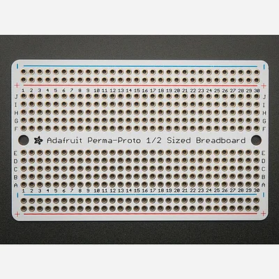 Adafruit Perma-Proto Half-sized Breadboard PCB - Single