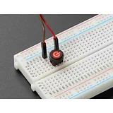 Mini Illuminated Momentary Pushbutton - Red Power Symbol - Image 1