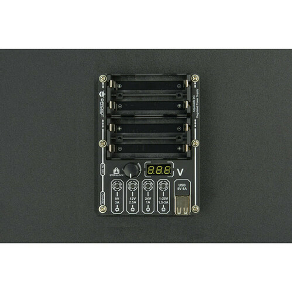 6-Way Adjustable DC Regulated Power Supply for 18650 Battery