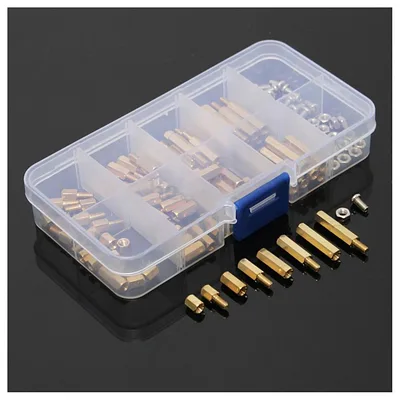 120Pcs M2.5 Male Female Brass Standoff Spacer set 10x M2.5 6mm Brass Female-Female Spacers