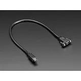 Panel Mount Extension USB Cable - Mini B Male to Mini B Female - Image 3