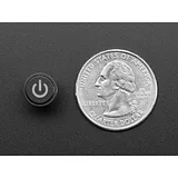Mini Illuminated Momentary Pushbutton - Blue Power Symbol - Image 5