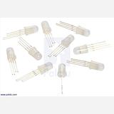Addressable Through-Hole 5mm RGB LED with Diffused Lens, WS2811 Driver (10-Pack) - Image 2