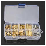 120Pcs M2.5 Male Female Brass Standoff Spacer set 10x M2.5 6mm Brass Female-Female Spacers - Image 2