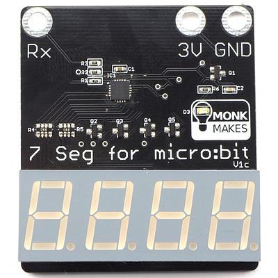 7-segment for micro:bit by Monk Makes