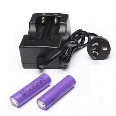 18650 Battery charger with 2 x 3.7V Batteries