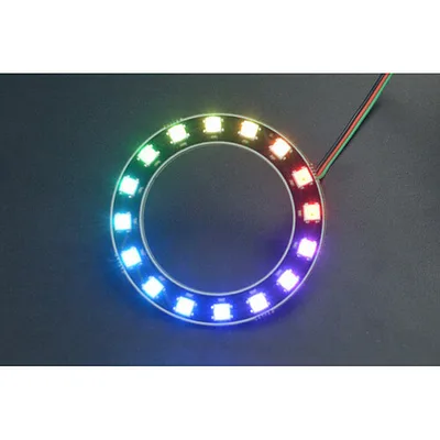 WS2812-16 RGB LED Ring Lamp