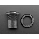 USB A Jack to Micro USB B Jack Round Panel Mount Adapter - Image 4
