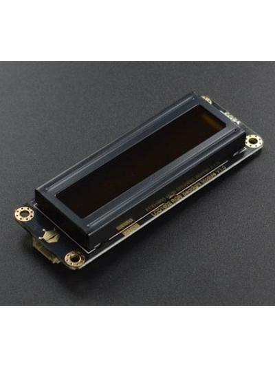 Gravity: I2C 16x2 Arduino LCD with RGB Font Display (Black)