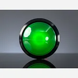 Massive Arcade Button with LED - 100mm Green - Image 2