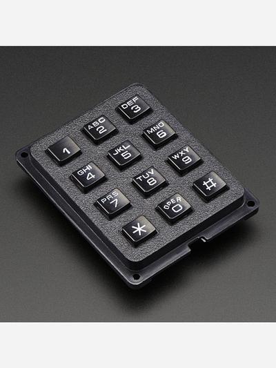 3x4 Phone-style Matrix Keypad