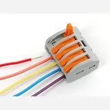 Snap-action 5-Wire Block Connector (12-28 AWG) - Pack of 3 - Image 2