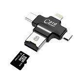 Multiple USB Card Reader , 4 IN 1 (Iphone, Micro, SD , Type C) - Image 4