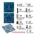 DIY Kit Five-Pointed Star Breathing Light Gradient LED Light