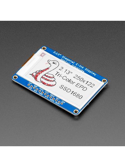 Adafruit 2.13 250x122 Tri-Color eInk / ePaper Display with SRAM - SSD1680 Driver