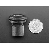 USB A Jack to Micro USB B Jack Round Panel Mount Adapter - Image 5