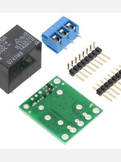 Pololu Basic SPDT Relay Carrier with 5VDC Relay (Partial Kit)