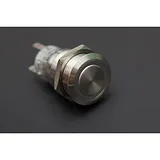 Metal illuminated pushbutton-Blue Ring - Image 3