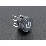 Mini Illuminated Momentary Pushbutton - Red Power Symbol - Image 4