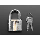 Large Clear Practice Padlock - Image 4