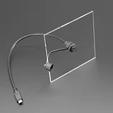 USB C Small Round Panel Mount Extension Cable - Image 1