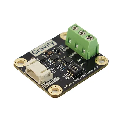 Gravity: 0-10V 15-bit High-Precision Dual-Channel ADC Module