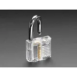 Large Clear Practice Padlock - Image 2