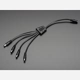 4-Way 2.1mm DC Barrel Jack Splitter - Image 1