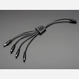 4-Way 2.1mm DC Barrel Jack Splitter - Image 1