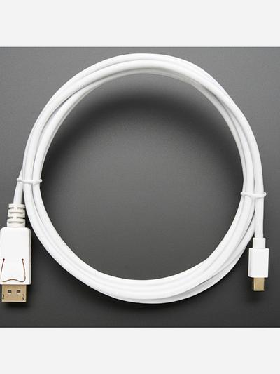 Mini DisplayPort to DisplayPort Cable - 10 ft/3 meters - White