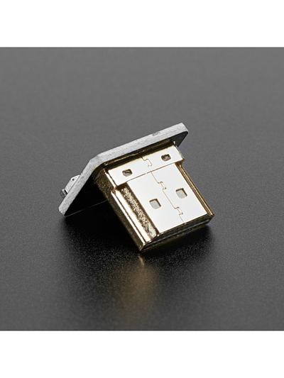 DIY HDMI Cable Parts - Right Angle (R bend) HDMI Plug Adapter