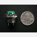16mm Panel Mount Momentary Pushbutton - Green - Image 5