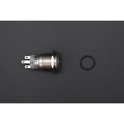 Metal illuminated pushbutton-Green Ring