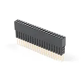 Extended GPIO Female Header - 2x20 Pin (16mm/7.30mm) - Image 1