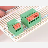 Configurable Spring Terminal Blocks - 3 Pin 0.1 Pitch R/A - x 5 - Image 1