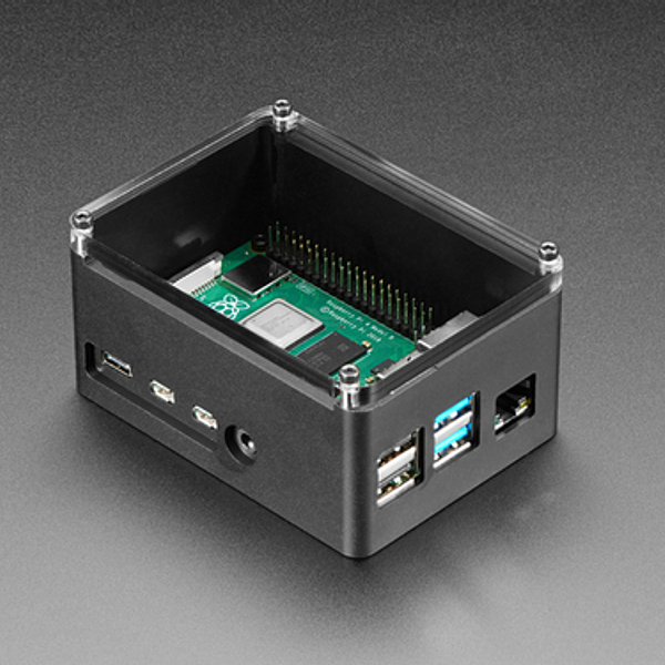 anidees Black Extra High Raspberry Pi 4 Case
