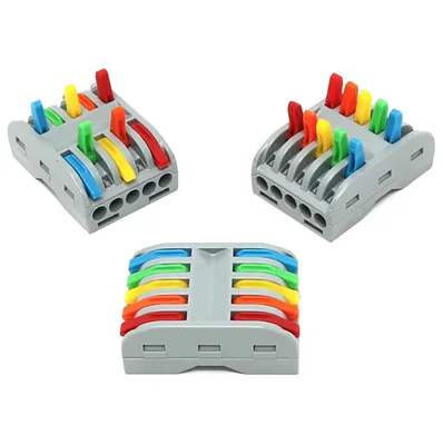 5-Way Fast Wire Connectors - Pack of 3