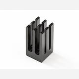 Aluminum SMT Heat Sink - 0.25x0.25 square - 0.5 tall - Image 1