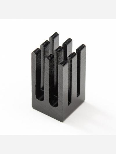 Aluminum SMT Heat Sink - 0.25x0.25 square - 0.5 tall
