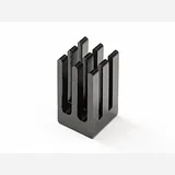 Aluminum SMT Heat Sink - 0.25x0.25 square - 0.5 tall - Image 1