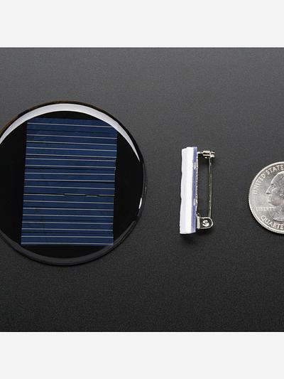 Round Solar Panel Skill Badge - 5V / 40mA