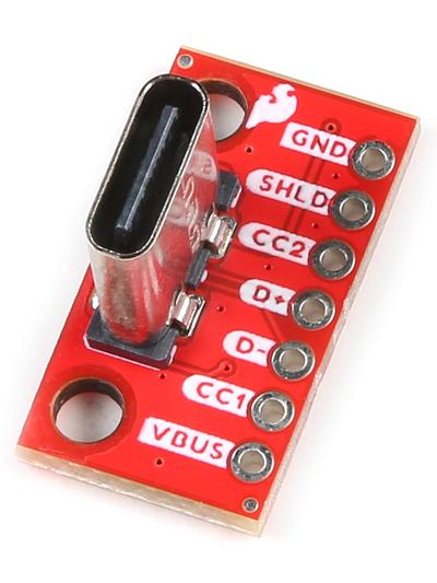 SparkFun USB-C Breakout - Vertical