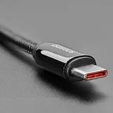 USB C to USB C Cable w/ 100W Watt Display - 2 meter Black Woven - Image 4