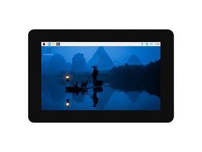 7-Inch DSI Capacitive Touchscreen – 1280x720, IPS, 10-Point Multi-Touch, Anti-Fingerprint