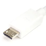Three Port USB Hub with Ethernet - microB connector - Image 2