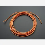 Silicone Cover Stranded-Core Wire - 2m 26AWG Orange - Image 2