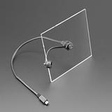 USB Micro B Small Round Panel Mount Extension USB Cable - Image 1