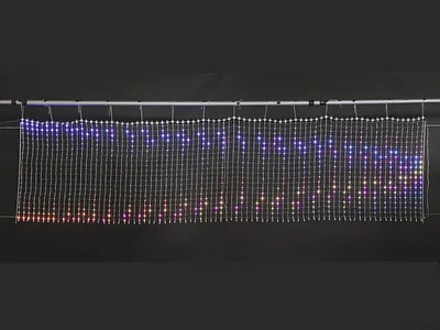 NeoPixel LED Outdoor Netting - 80 x 20 LEDs - 1x4 Meter Sizing