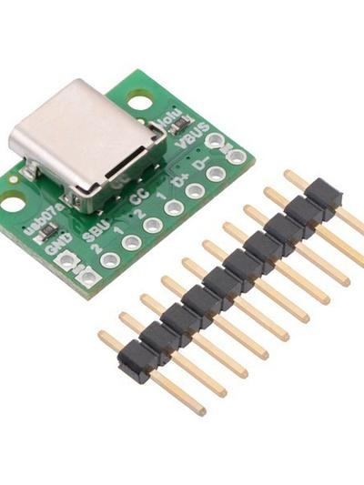 USB 2.0 Type-C Connector Breakout Board